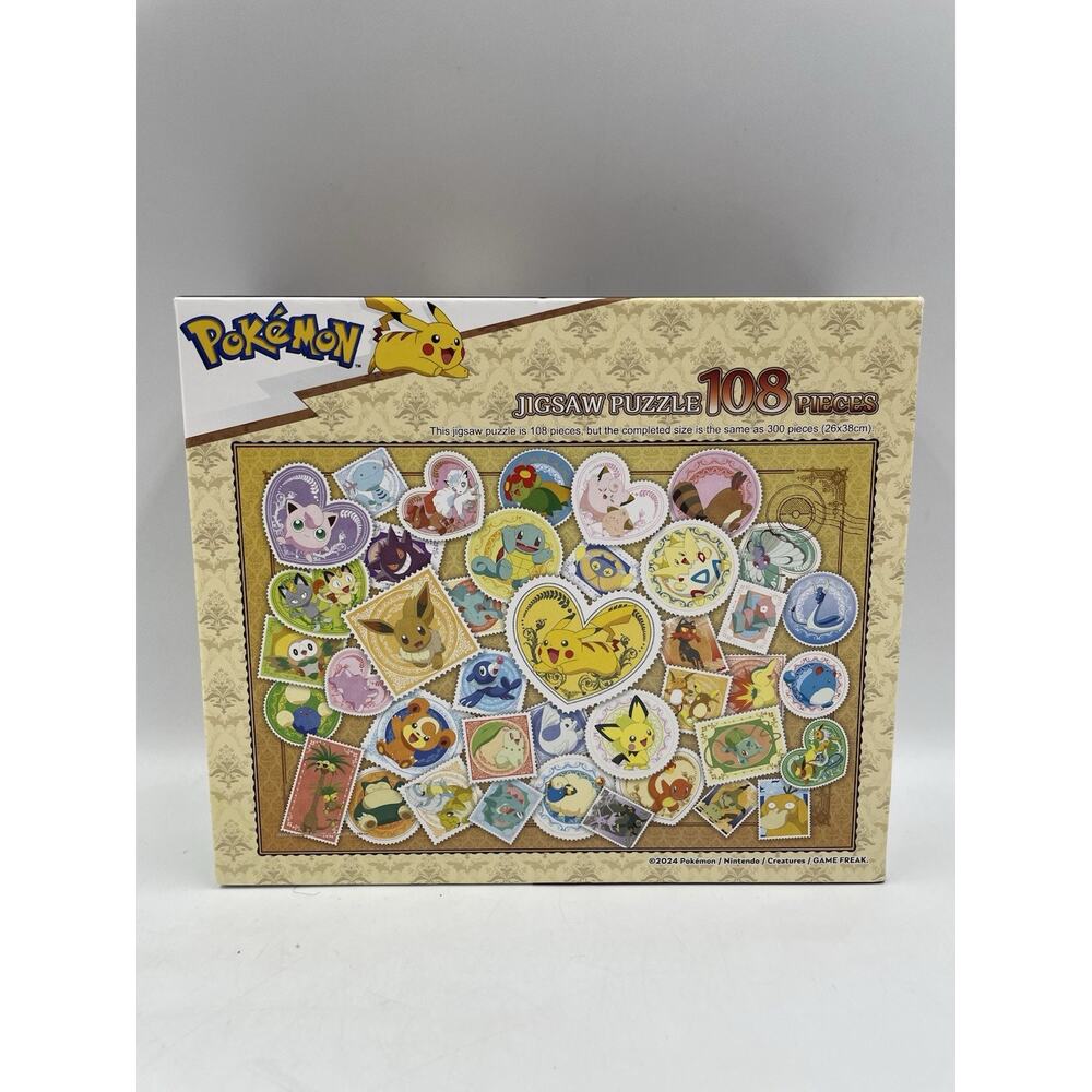 Ensky Pokemon Jigsaw Puzzle Stamp Art 108 pieces (26x38cm) 108-L700 Postage